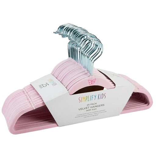Perchas Infanties De Terciopelo 25Pzas Rosa - Farmacias Arrocha