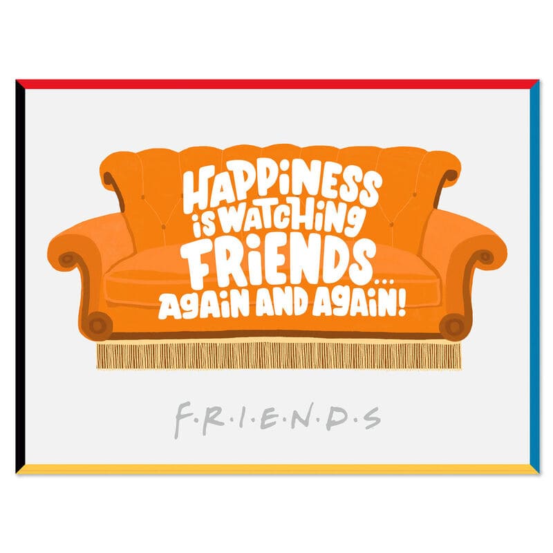 Hallmark Friends Manta Happiness Is Watching Friends 60x80 - Farmacias Arrocha