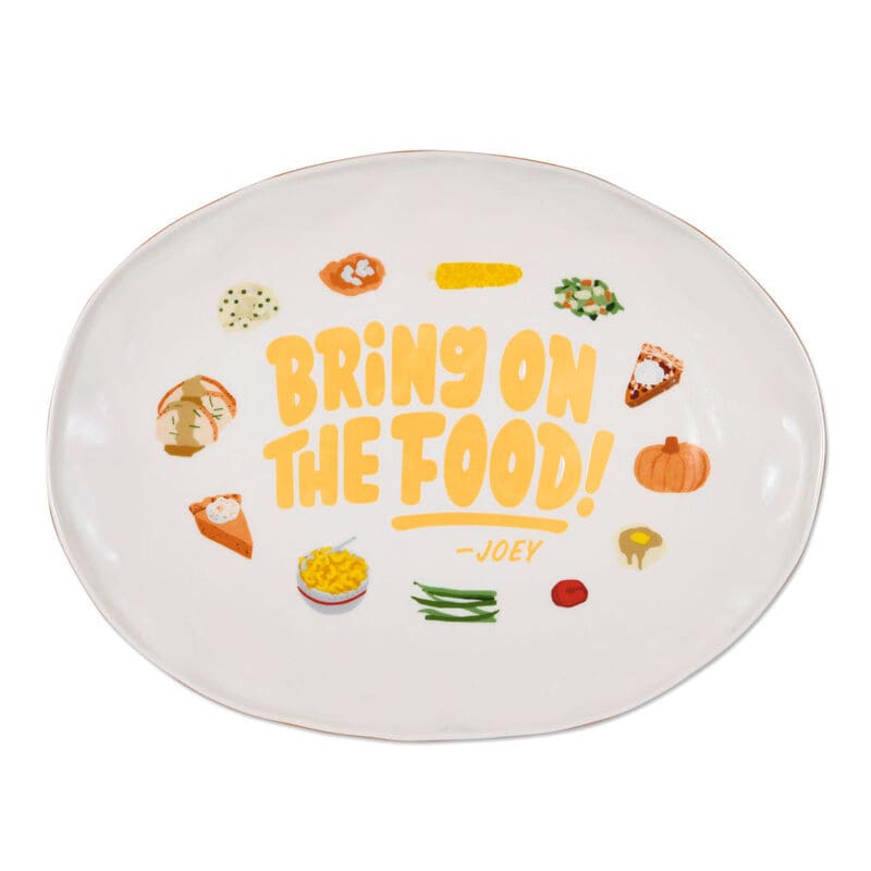 Hallmark Friends Platos Para Servir Bring On the Food - Farmacias Arrocha