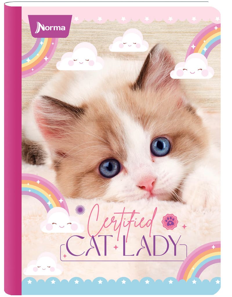 Norma Cuaderno Cosido Grande Raya Ancha 200 Pag Cat & Dogs - Farmacias Arrocha