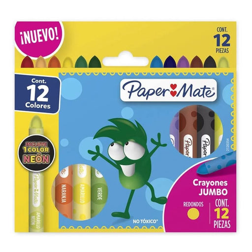 Paper Mate 12Ct Thick Round Crayons - Farmacias Arrocha