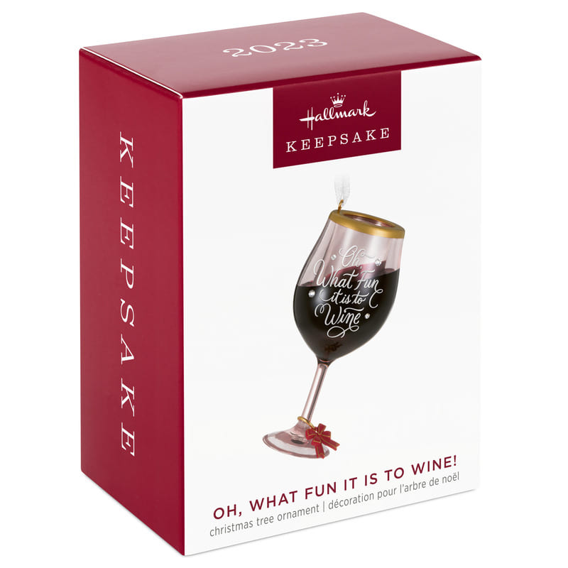 Hallmark Ornamento Oh, What Fun It Is to Wine Ornament - Farmacias Arrocha