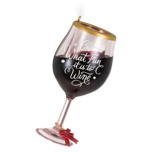 Hallmark Ornamento Oh, What Fun It Is to Wine Ornament - Farmacias Arrocha