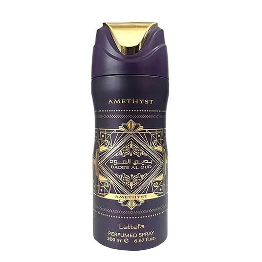 Lattafa Body Spray Badee Al Oud Amethyst 200Ml - Farmacias Arrocha