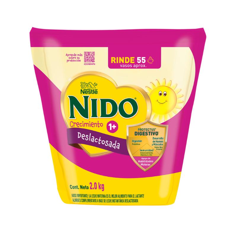 Nido 1+ Deslactosda Bolsa 2KG - Farmacias Arrocha