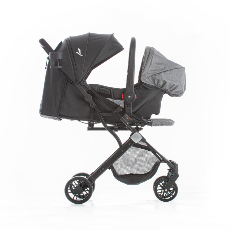 Premium Baby Coche Travel System Argus Compacto Gris-Negro - Farmacias Arrocha