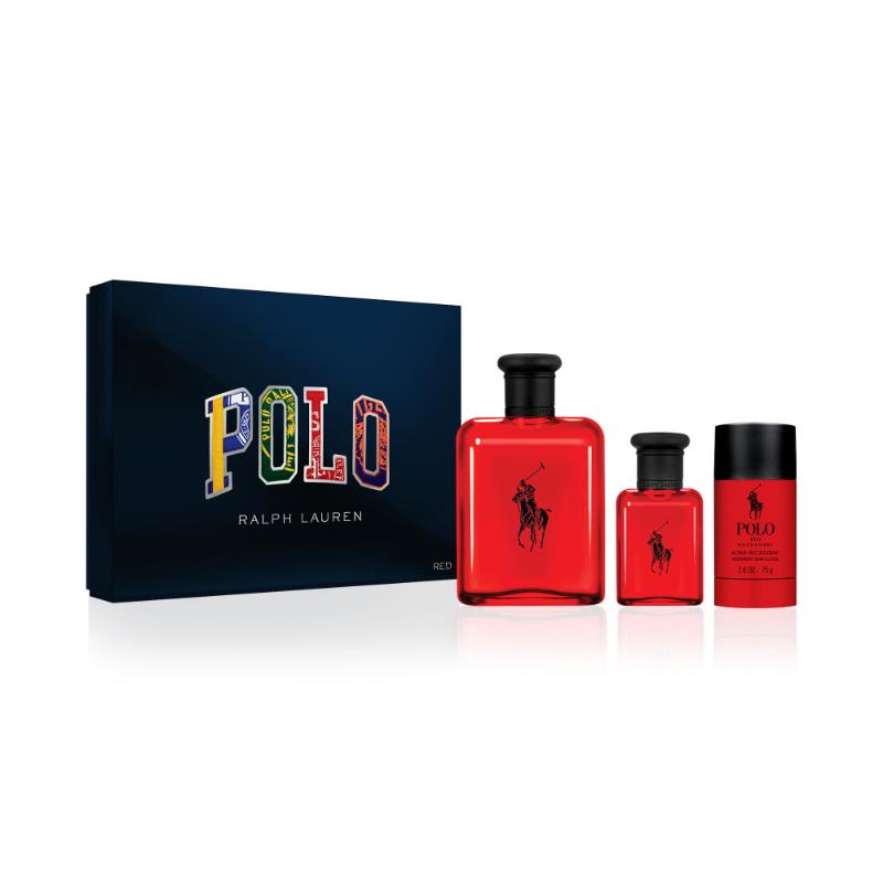 Set Ralph Lauren Polo Red Edt (V125+V40+Deo) - Farmacias Arrocha