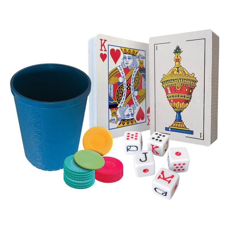 Novelty Set de Juegos de Mesa Cubilete y Barajas - Farmacias Arrocha