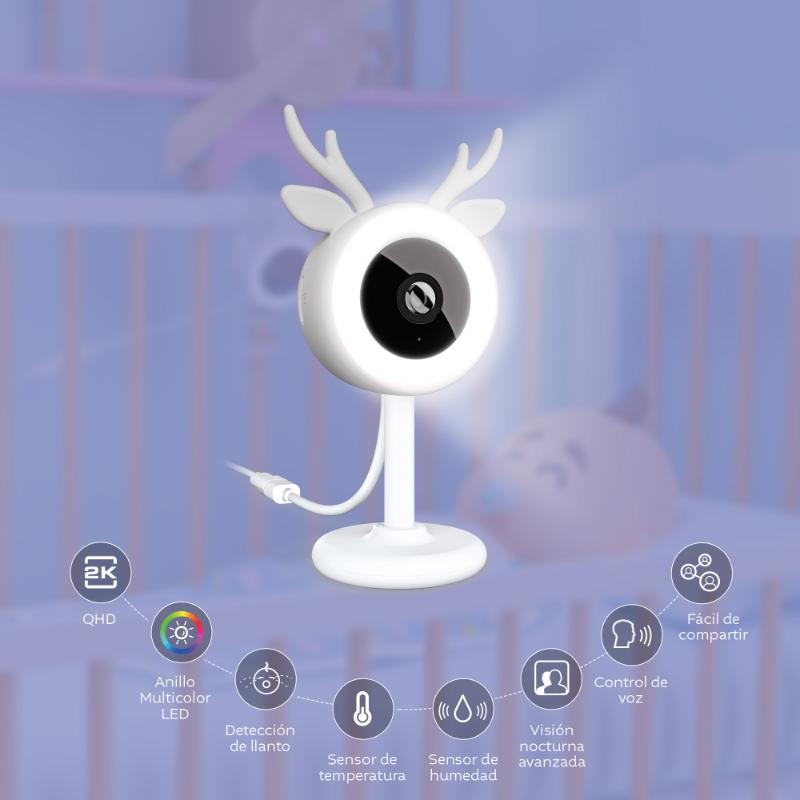 Nexxt  Smart Baby Monitor Light 2K 4Mp - Farmacias Arrocha