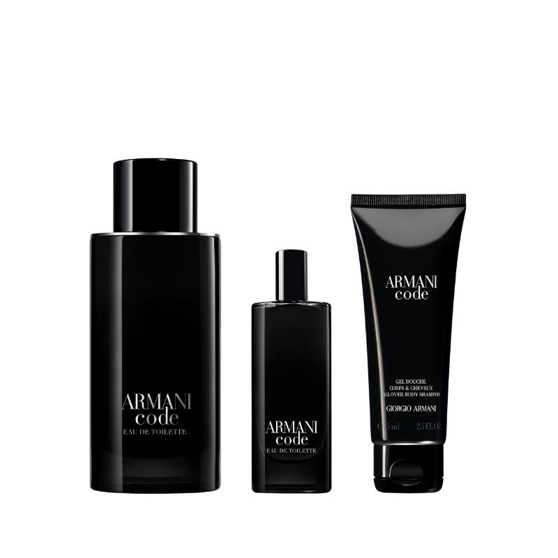 Giorgio Armani Set Code Men Eau de Toilette 120ml +15ml +75ml - Farmacias Arrocha