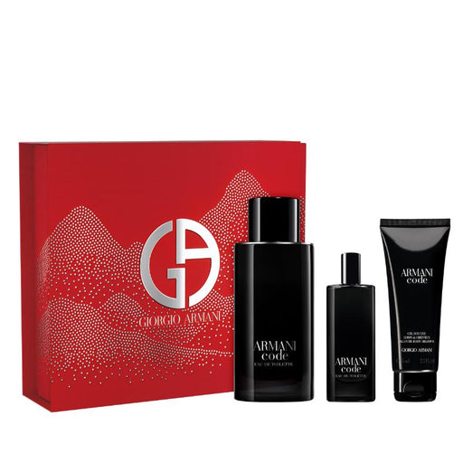 Giorgio Armani Set Code Men Eau de Toilette 120ml +15ml +75ml - Farmacias Arrocha