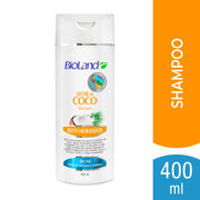 Bioland Shampoo Rizos Definidos Leche de Coco 400Ml - Farmacias Arrocha