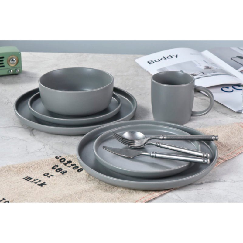 Juego de Vajillas 16 Piezas Ligth Grey - Farmacias Arrocha