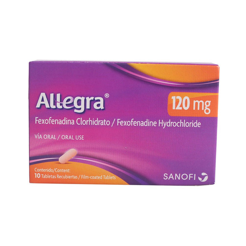 Allegra 120Mg De 10 Comprimidos - Farmacias Arrocha