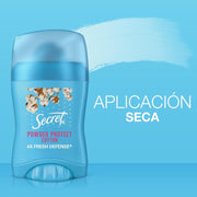 Barra Invisible Antitranspirante Secret Powder Protect Cotton 45 g - Farmacias Arrocha