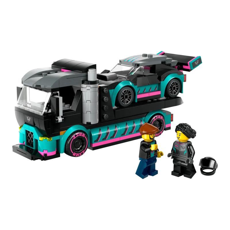 Lego City Coche de Carreras y Camión de Transporte - Farmacias Arrocha
