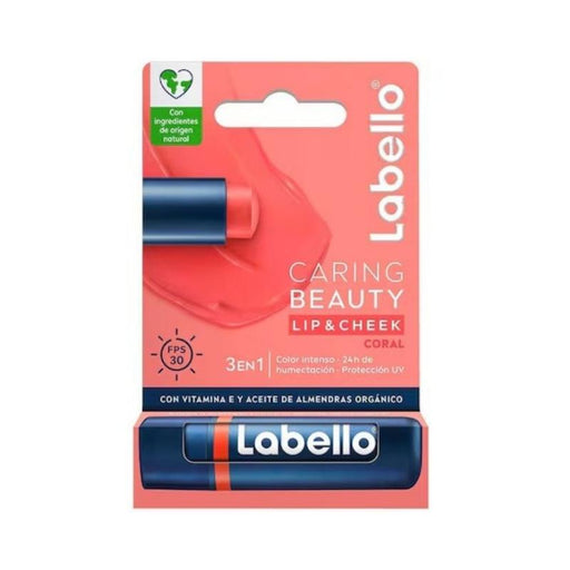 Labello Caring Coral 12/4.8G - Farmacias Arrocha