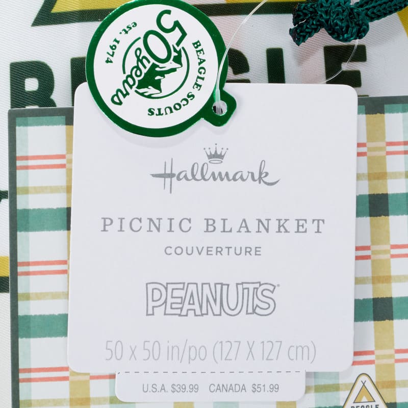 Hallmark Manta de picnic con bolsa Peanuts® Beagle Scouts - Farmacias Arrocha