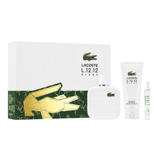 Lacoste L.12.12 Blanc Set Edt100+7,5+Sg - Farmacias Arrocha