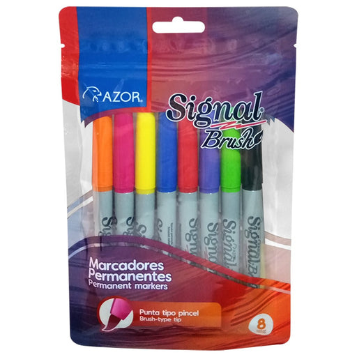 Signal Brush Bolsa Con 8 Pzas Colores - Farmacias Arrocha