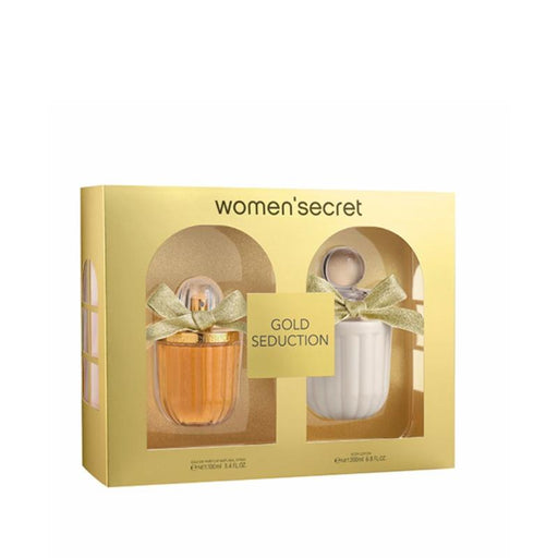 Women Secret Gold Seduction Set (Edt100Ml+Bdl 200Ml) - Farmacias Arrocha