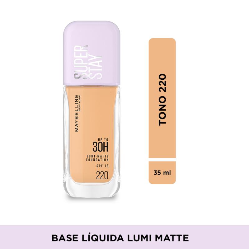 Base líquida Maybelline SuperStay Lumi Matte 35 ml - Farmacias Arrocha