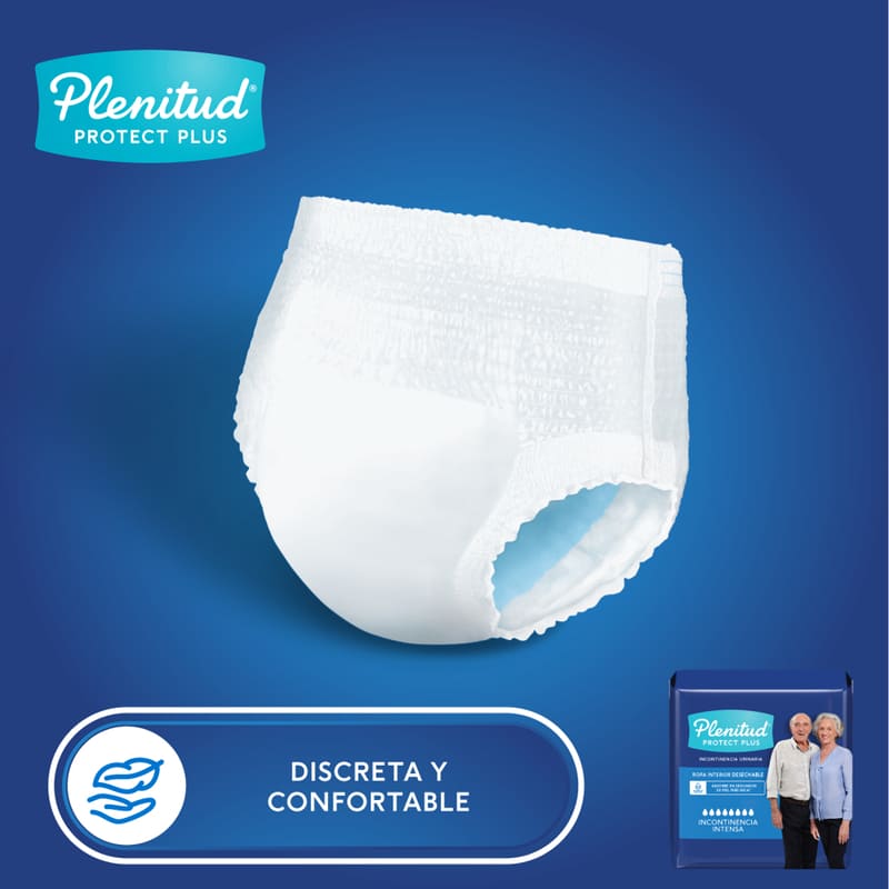 Ropa Interior Desechable Adulto Plenitud Protect Plus P/M 8U - Farmacias Arrocha