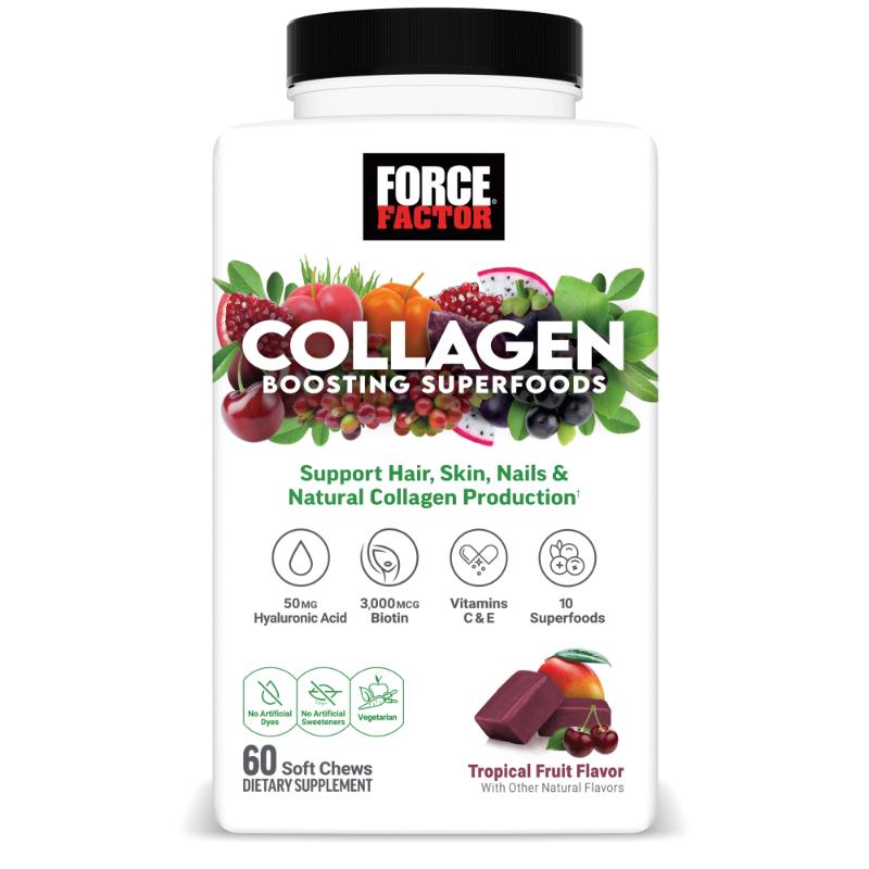 Force Factor Collagen Boosting Superfoods Tropical Fruit Dietary Supplement - Farmacias Arrocha