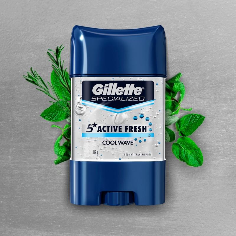 Gel Antitranspirante Gillette Specialized Cool Wave 82 g - Farmacias Arrocha