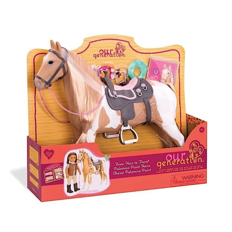 Our Generation Caballo Palomino con Pelo Largo para Peinar - Farmacias Arrocha