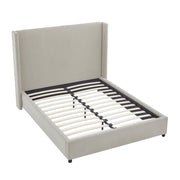Cama tapizada con respaldar en lateral Beige - Farmacias Arrocha