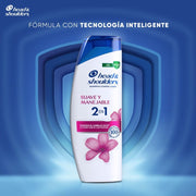 Shampoo Control Caspa Head & Shoulders Suave Y Manejable 2 En 1 90 ml - Farmacias Arrocha