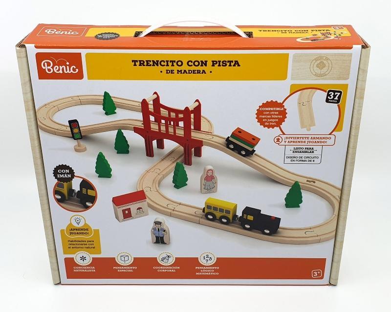Benic Trencito Con Pista De Madera - Farmacias Arrocha