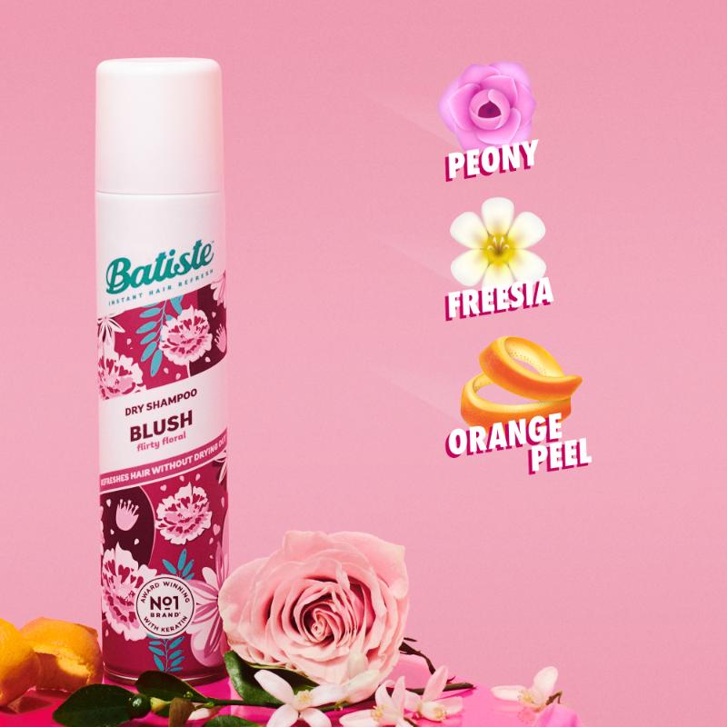 Batiste Shampoo Seco Blush Flirty Floral 200Ml - Farmacias Arrocha