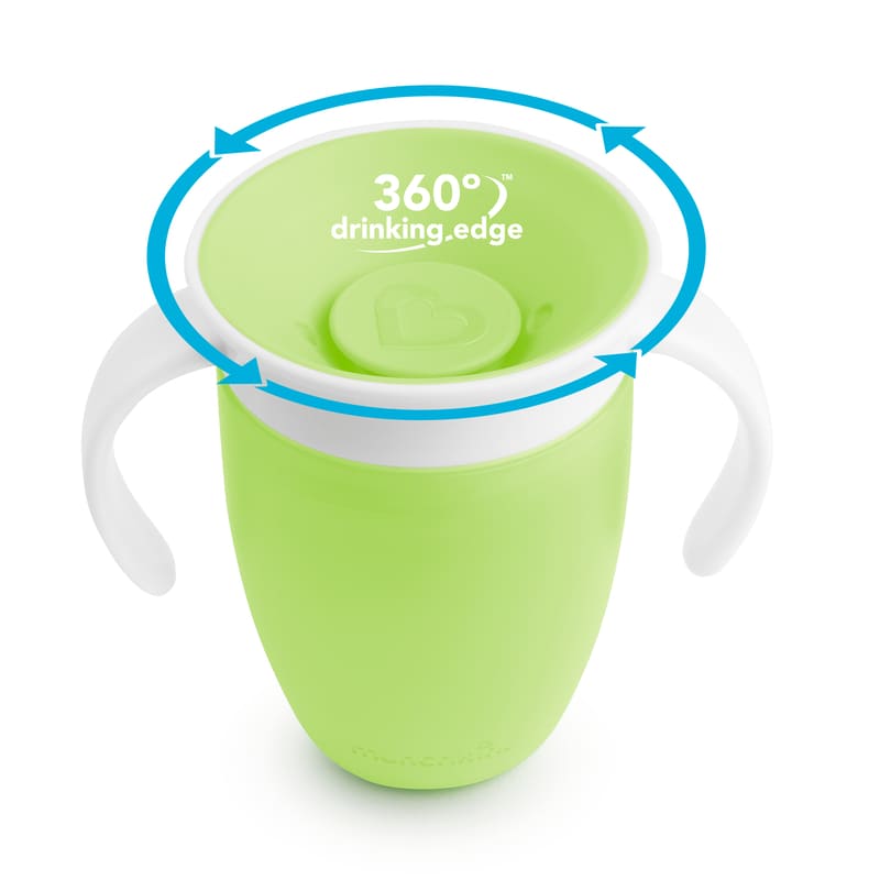 Munchkin Vaso 360 - 7 Oz. Con Asas Y Tapa - Farmacias Arrocha