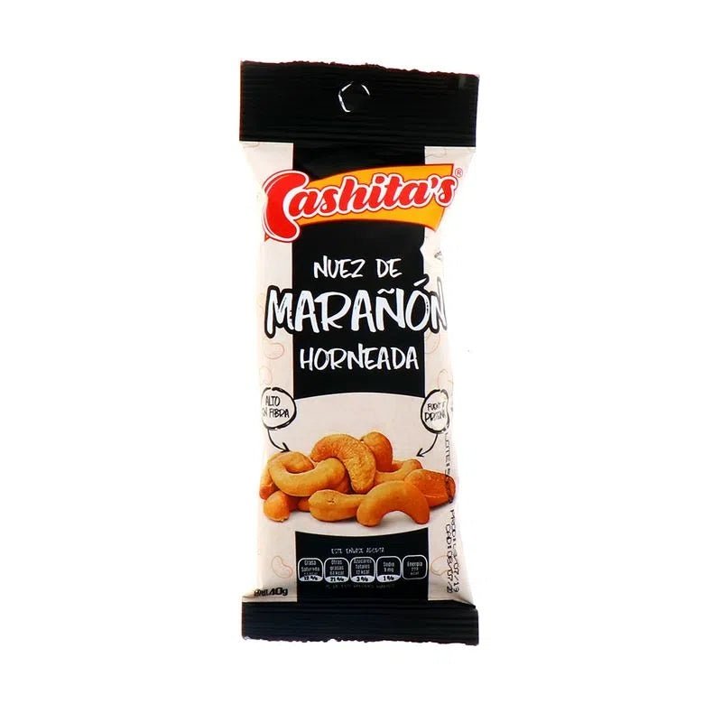 Cashitas Marañon Horneada Tubo 40Gr - Farmacias Arrocha