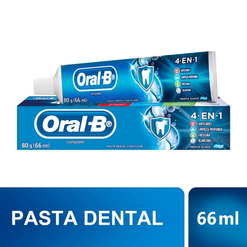 Pasta dental con Flúor Oral - B Complete 4en1 80g - Farmacias Arrocha