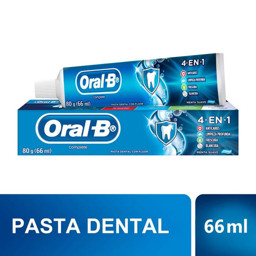 Pasta dental con Flúor Oral - B Complete 4en1 80g - Farmacias Arrocha