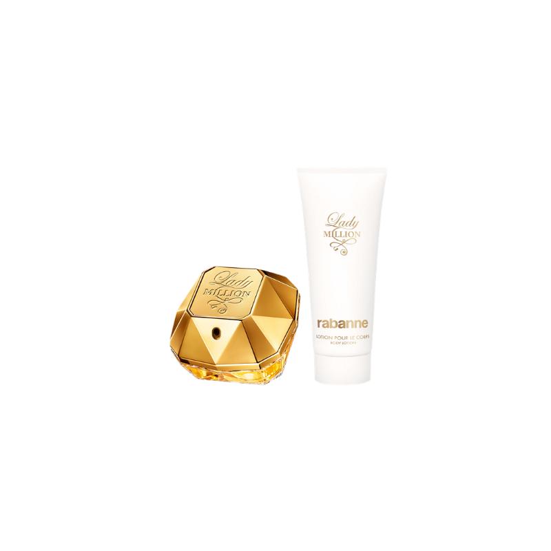 Rabanne Estuche Lady Million Edp 80Ml + Loción Corporal 100Ml - Farmacias Arrocha