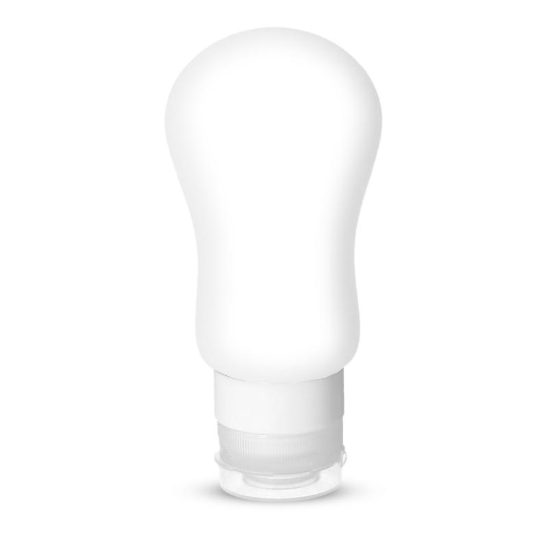 Botella De Silicón Para Viajes 100Ml Blanca - Farmacias Arrocha