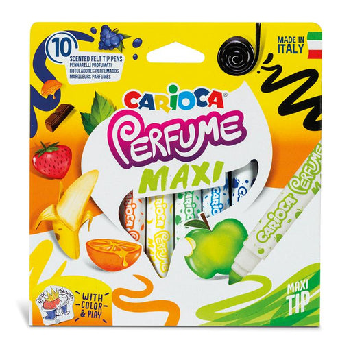 Carioca Maxi Perfume Box 10Pcs Felt Tip - Farmacias Arrocha