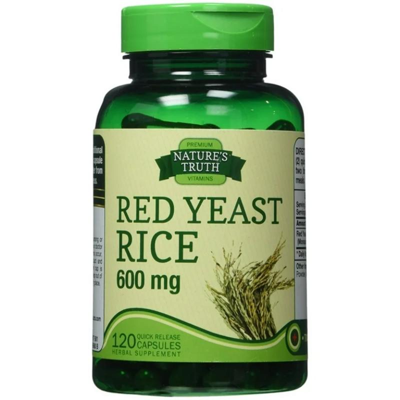Nature'S Truth Red Yeast Rice 1200Mg 600X2 De 120 Caps - Farmacias Arrocha