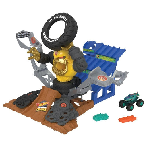 Monster Trucks Hot Wheels Monster Trucks Arena De Demolición Gor - Zilla Destructor - Farmacias Arrocha