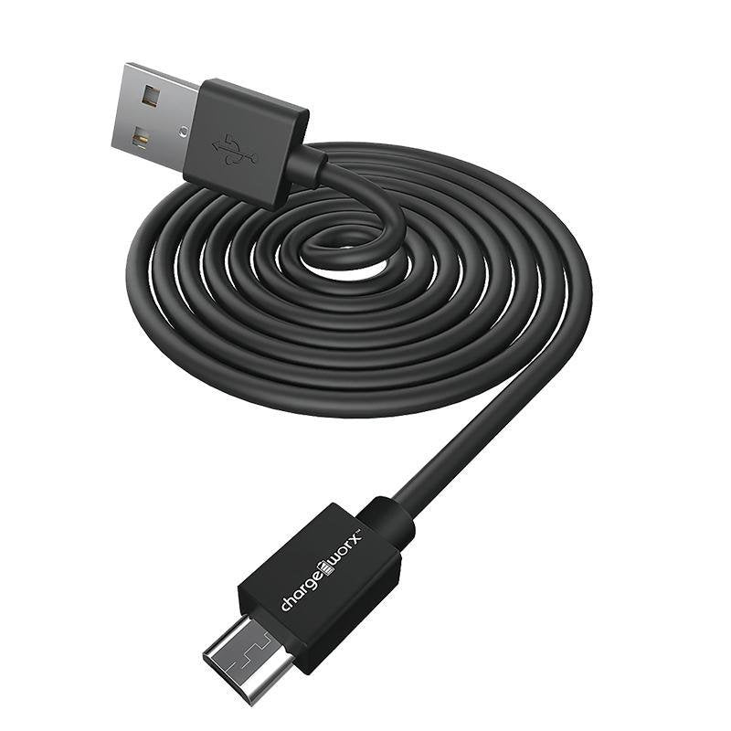Chargeworx Sync & Charge Cable Micro-Usb Black - Farmacias Arrocha