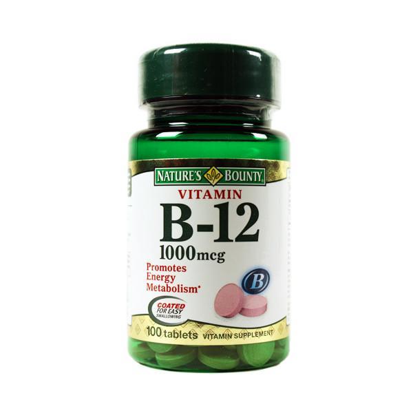 Nature's Bounty B-12 1000 Mcg De 100 Tabletas - Farmacias Arrocha