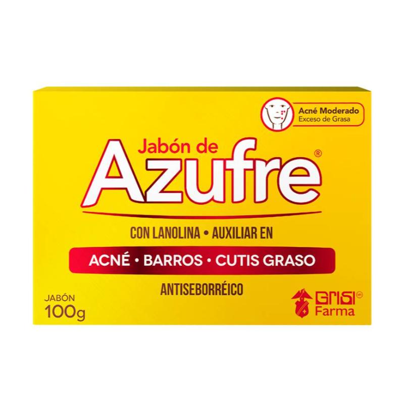 Grisi Jabon En Barra Azufre 100 G - Farmacias Arrocha