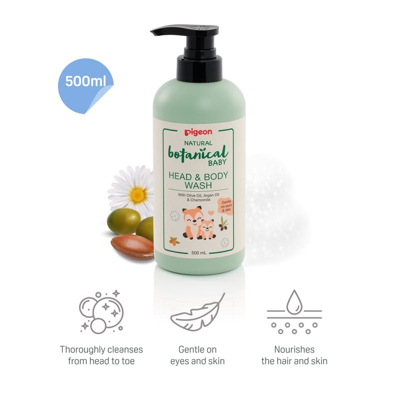 Pigeon Botanic Gel Baño Cabeza Pies 500M - Farmacias Arrocha