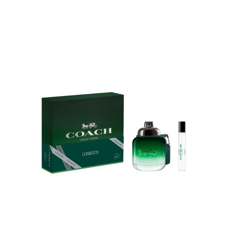 Coach Man Green Set - Edt 60 Ml + Edt 7,5Ml - Farmacias Arrocha