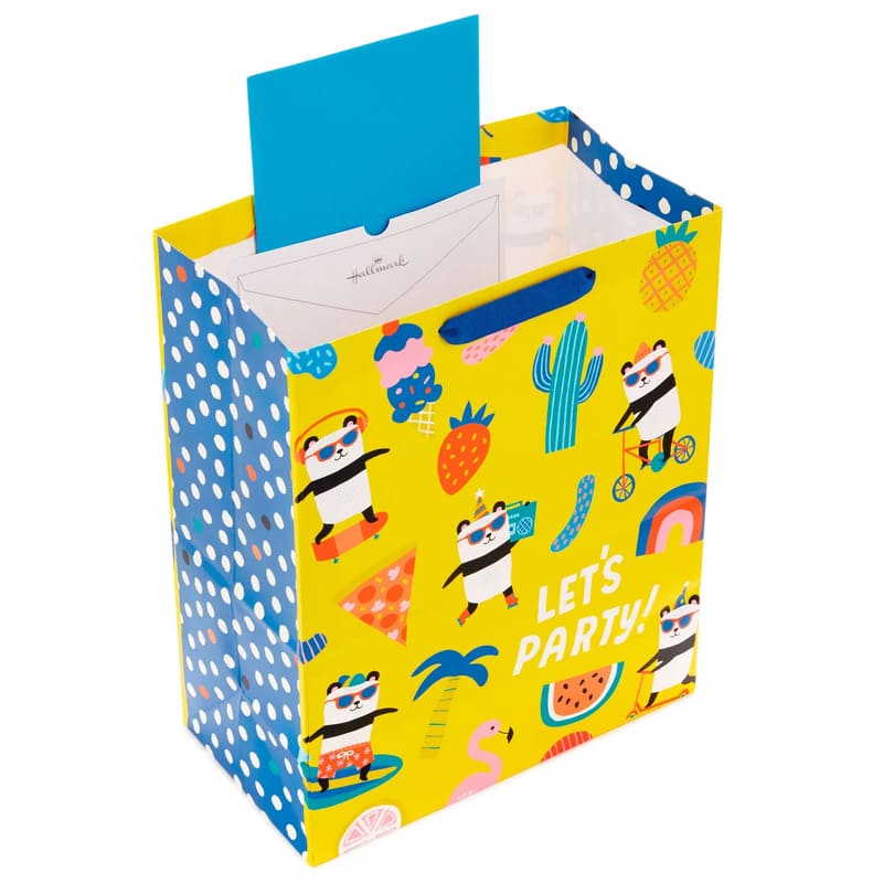 Hallmark Bolsa De Regalo Party Panda 13" - Farmacias Arrocha
