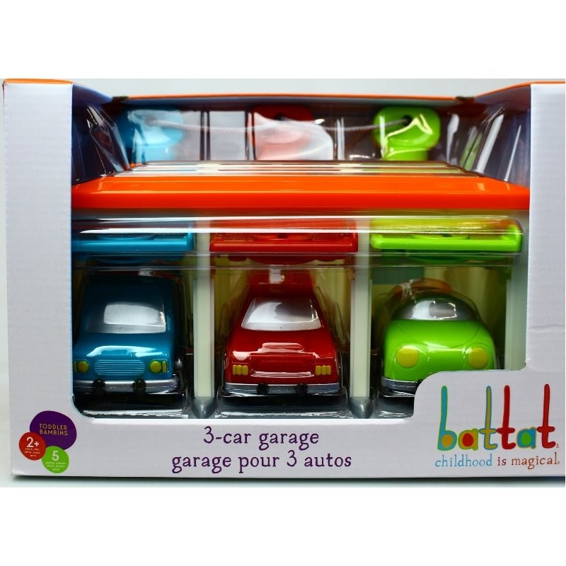 Battat Juego de 3 Carros y Garage - Farmacias Arrocha